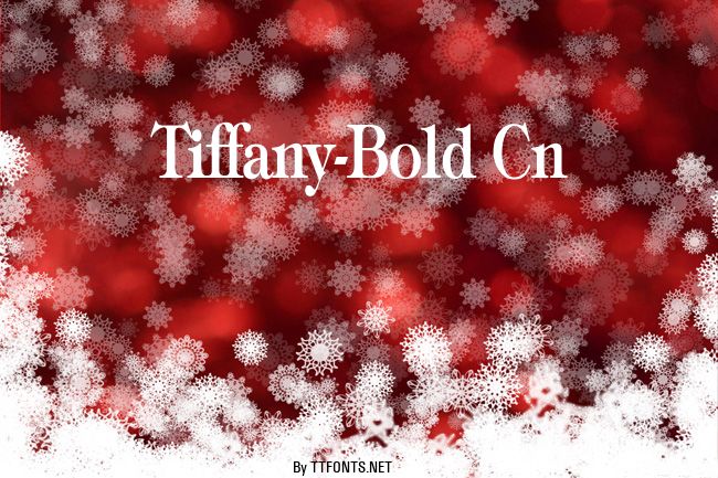 Tiffany-Bold Cn example